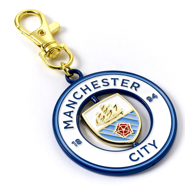 Manchester City Football Club Spinning Logo Backpack Hanger MCBH0001