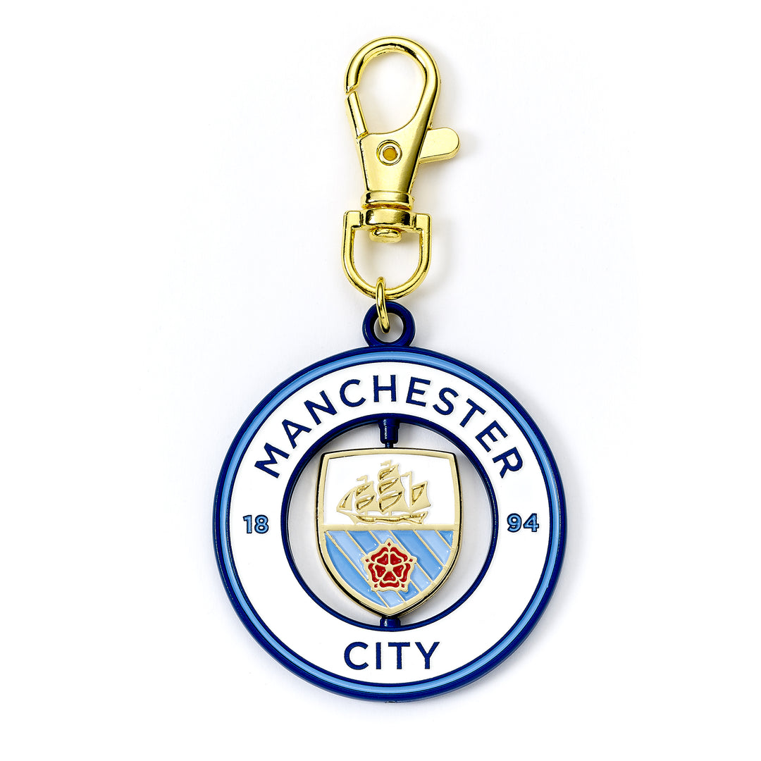 Manchester City Football Club Spinning Logo Backpack Hanger MCBH0001