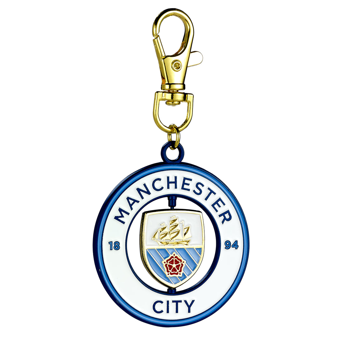 Manchester City Football Club Spinning Logo Backpack Hanger MCBH0001