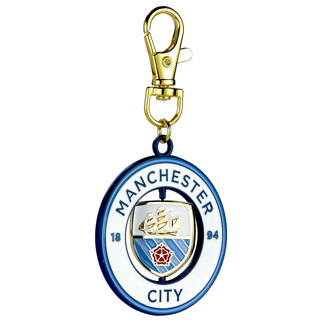 Manchester City Football Club Spinning Logo Backpack Hanger MCBH0001