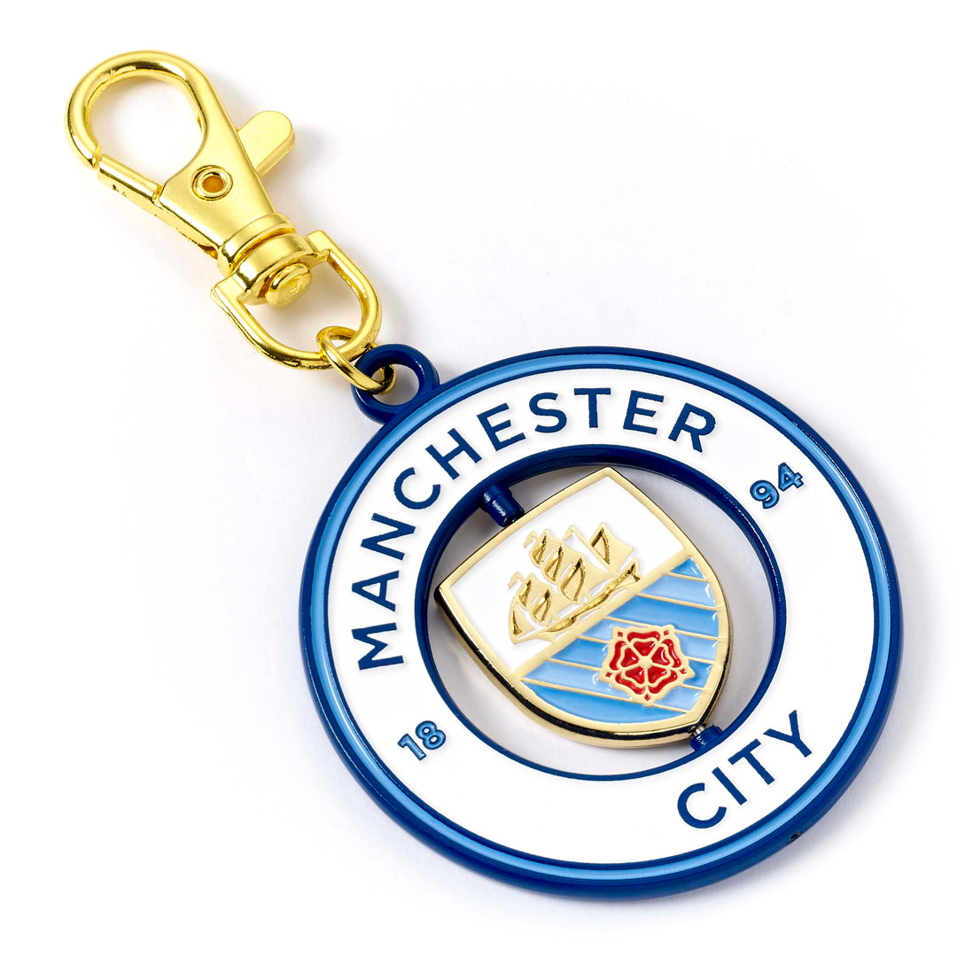 Manchester City Football Club Spinning Logo Backpack Hanger MCBH0001