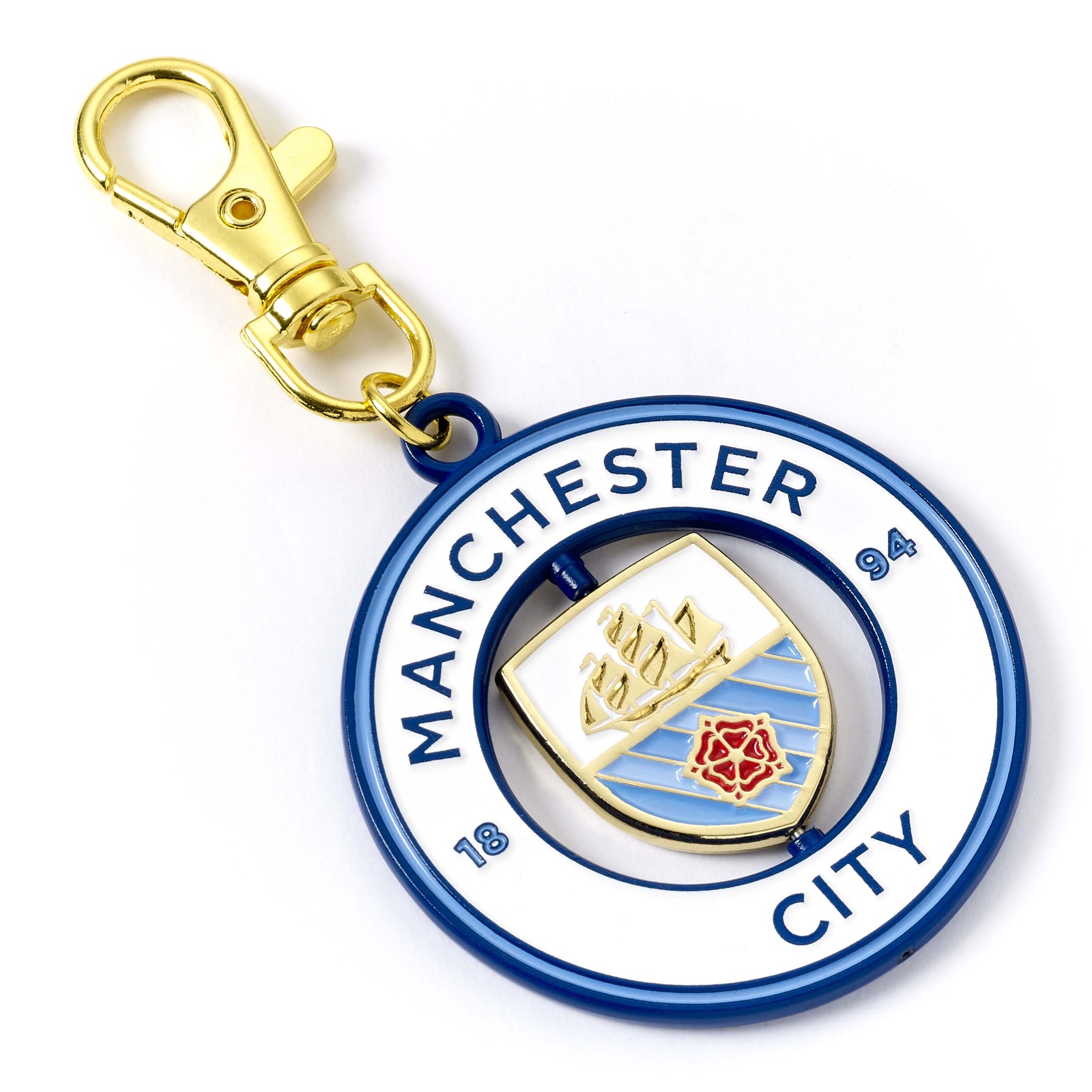 Manchester City Football Club Spinning Logo Backpack Hanger MCBH0001