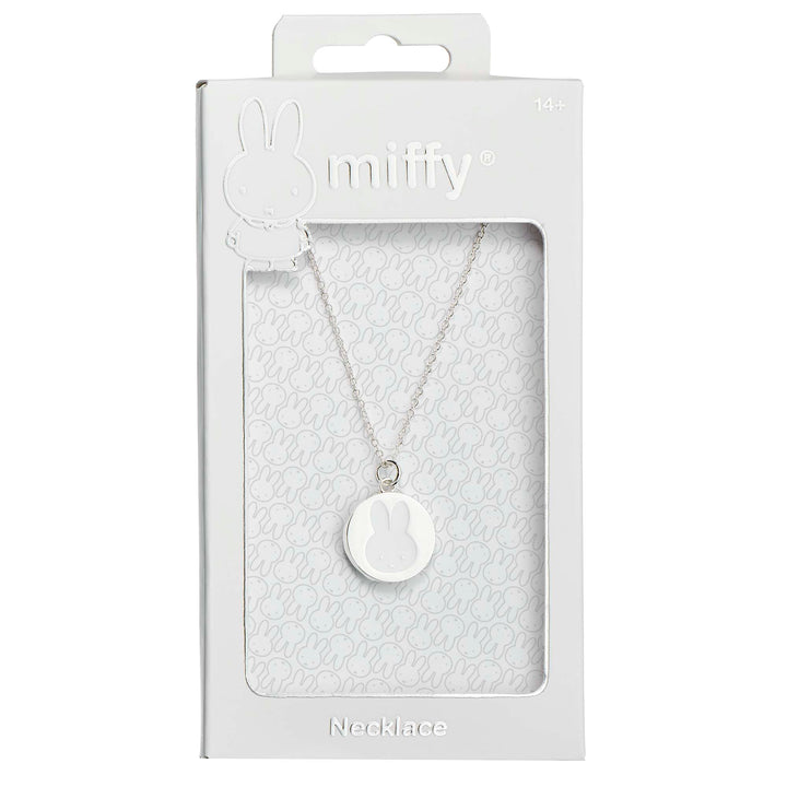 Necklace in packaging with 'nuffy' branding on a white background