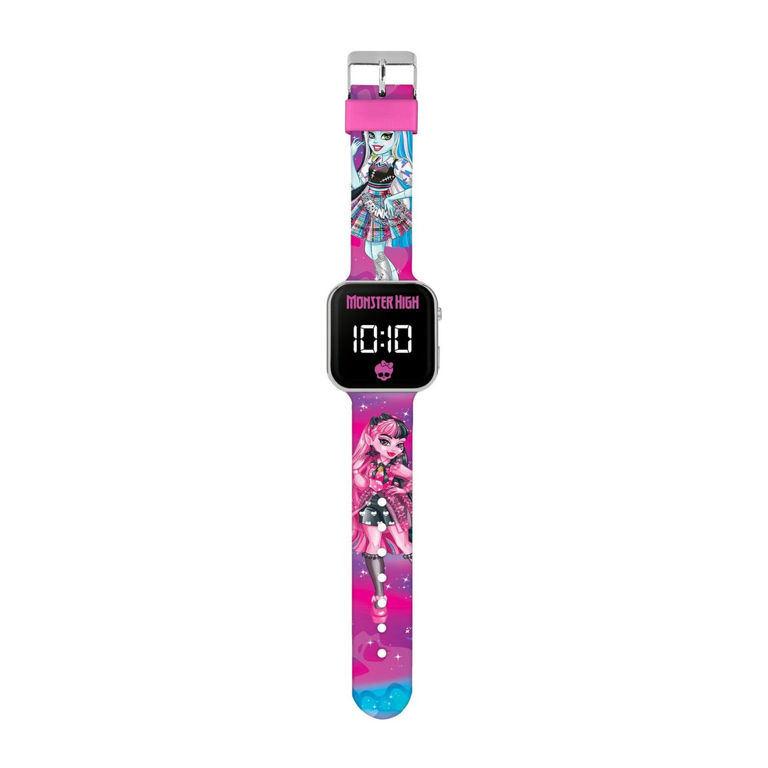 Disney Monster High Printed Strap Led Pink Watch MH4000