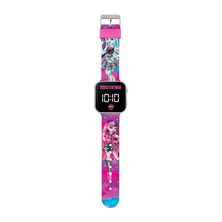 Disney Monster High Printed Strap Led Pink Watch MH4000