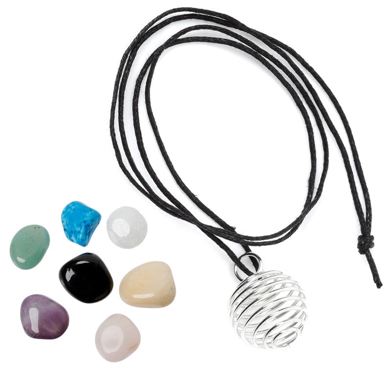 Make Your Own Gemstone Pendant Necklace Kit MIN22
