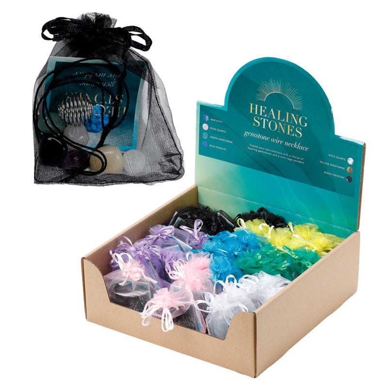 Make Your Own Gemstone Pendant Necklace Kit MIN22