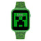 Gaming Minecraft Printed Strap Interactive Green Watch MIN4045ARG