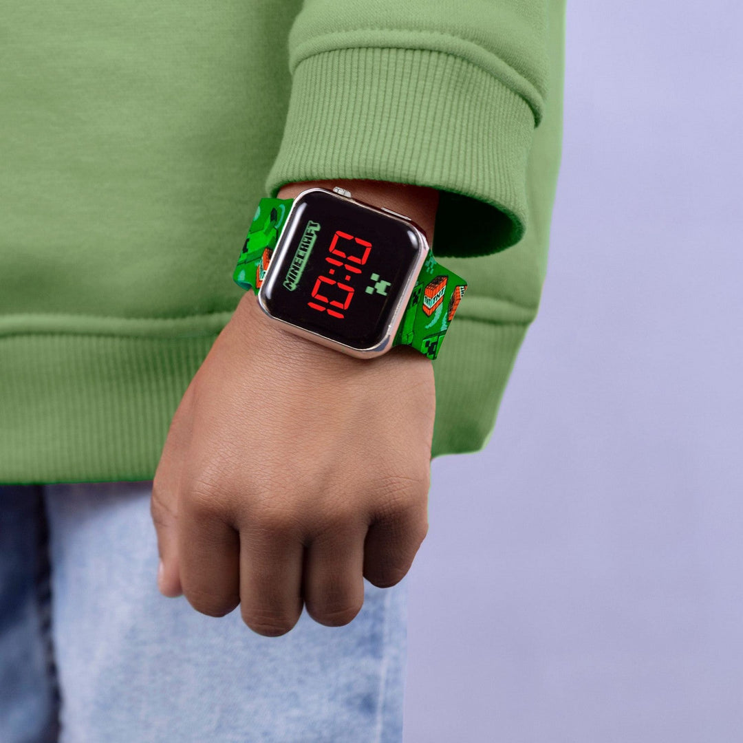 Gaming Minecraft Led Fob Green MIN4129