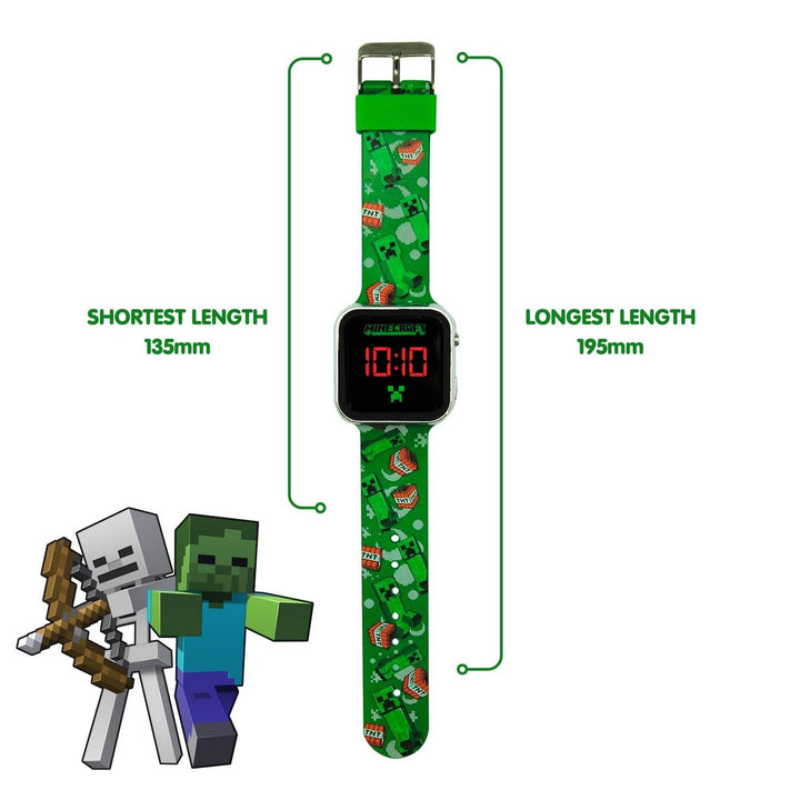 Gaming Minecraft Led Fob Green MIN4129