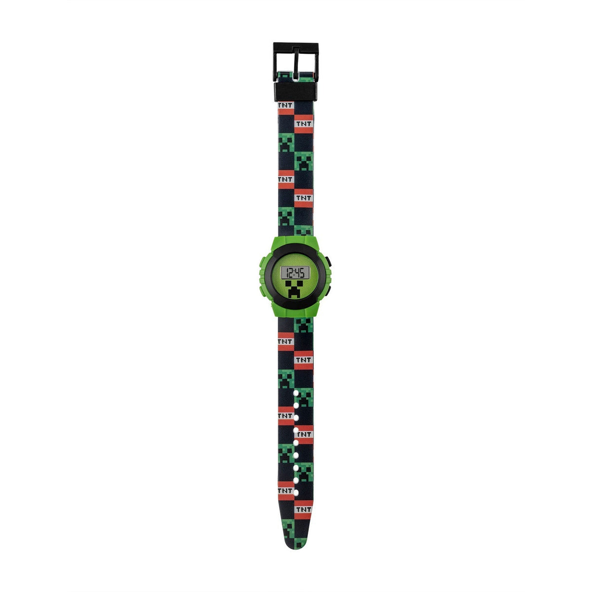 Gaming Minecraft Printed Digital Green Watch MIN4223