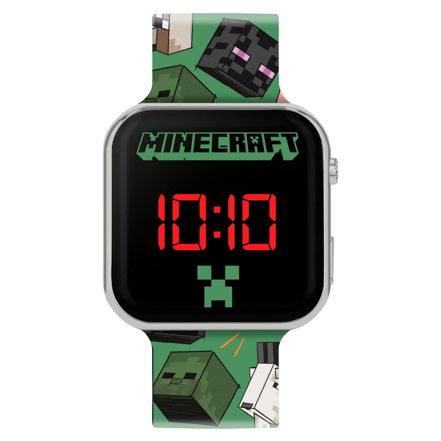 Gaming Minecraft Character Printed Led Watch MIN4230ARG