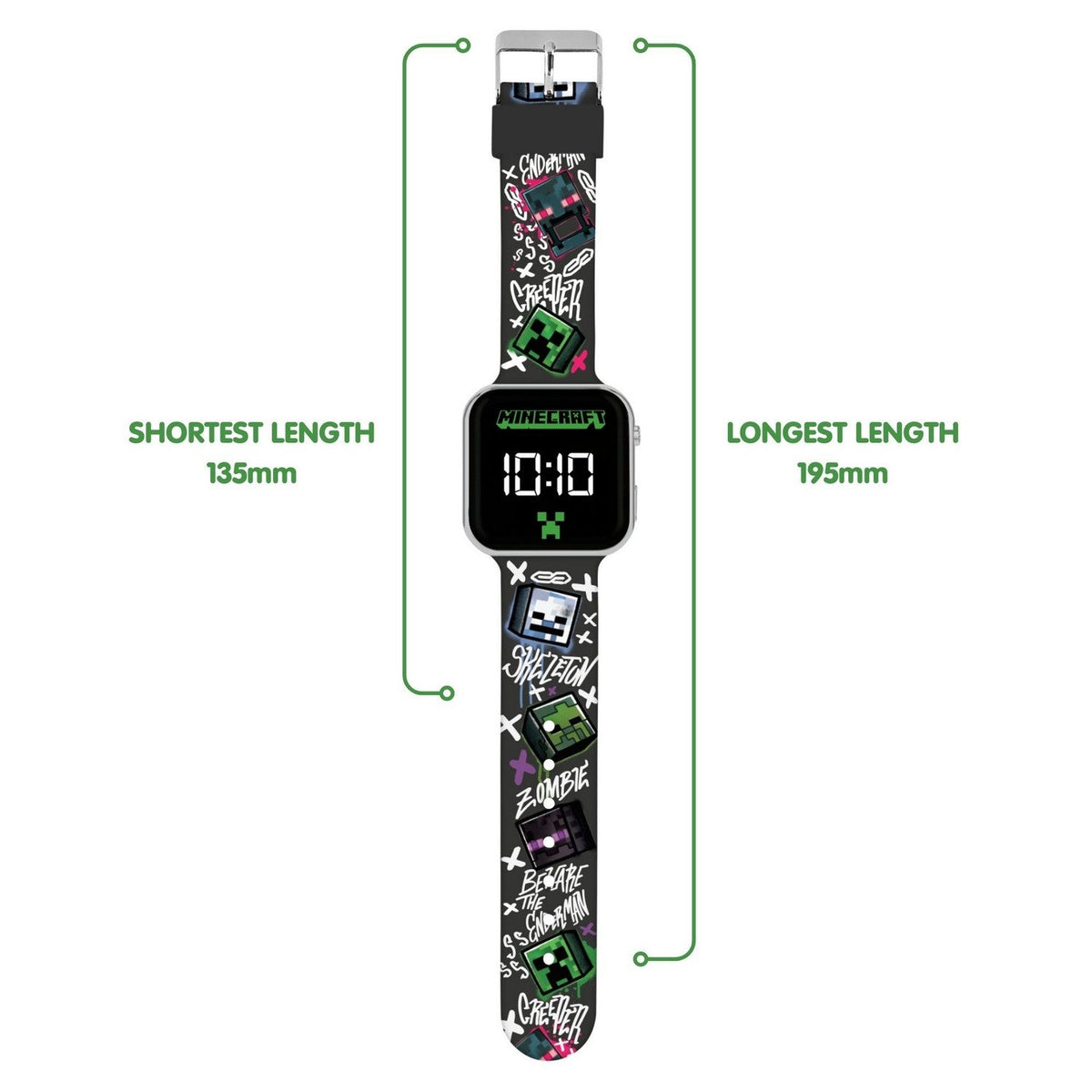 Gaming Minecraft Printed Led Watch MIN4376