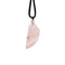 Healing Stone Gemstone Angel Wing Shaped Pendant Necklace MIN49