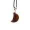 Healing Stone Gemstone Moon Shaped Mini Pendant Necklace MIN51