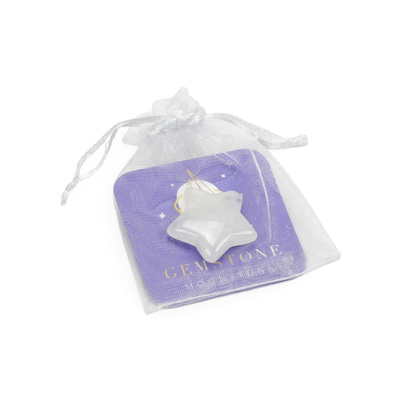 Healing Stone Set of 2 Star & Moon Gemstones MIN63