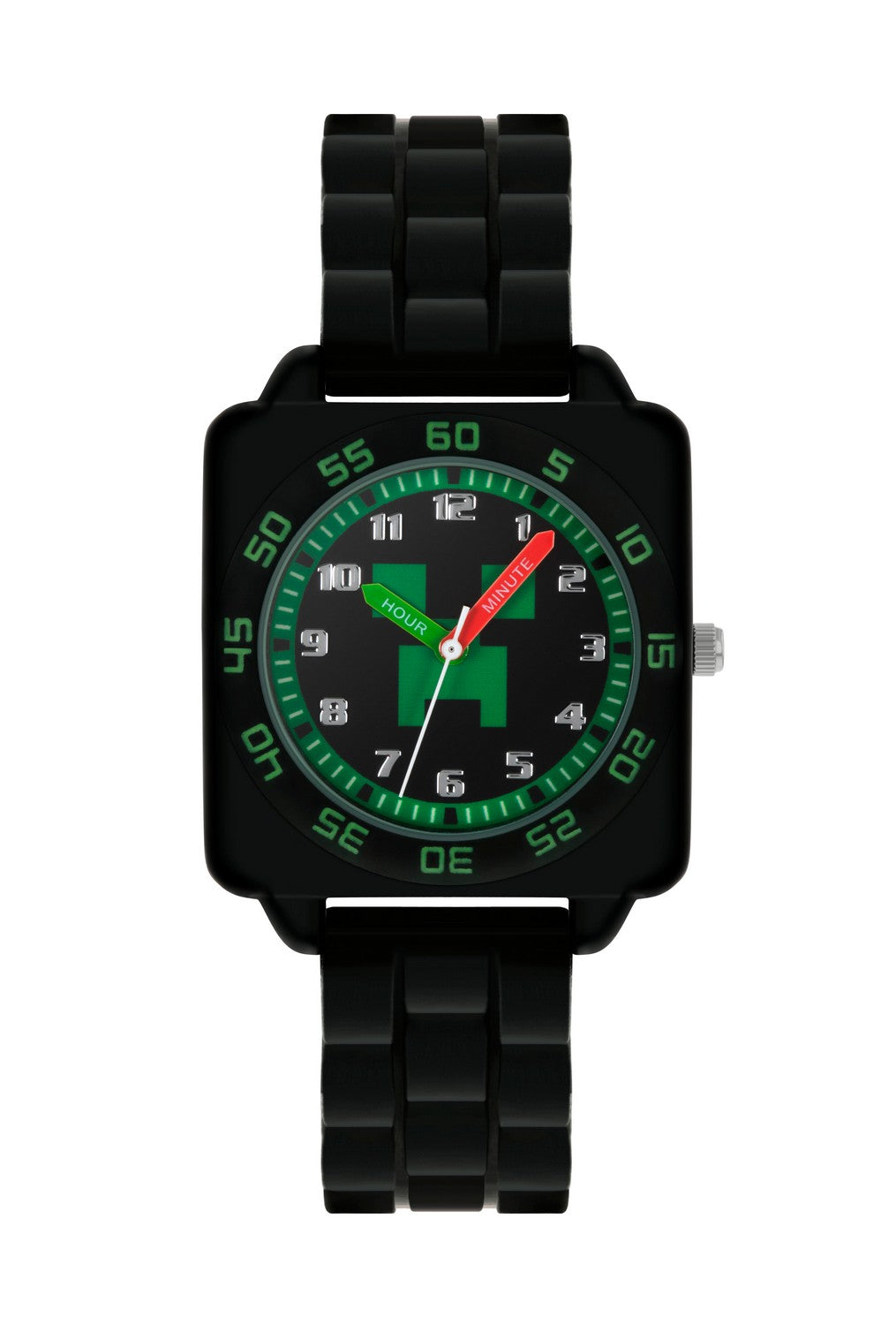 Gaming Minecraft Black Time Teacher Watch MIN9011ARG