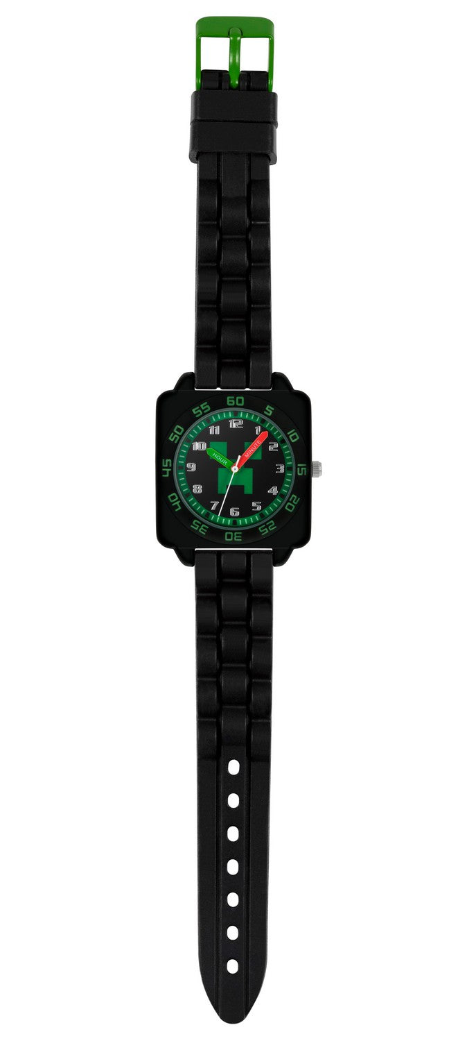 Gaming Minecraft Black Time Teacher Watch MIN9011ARG