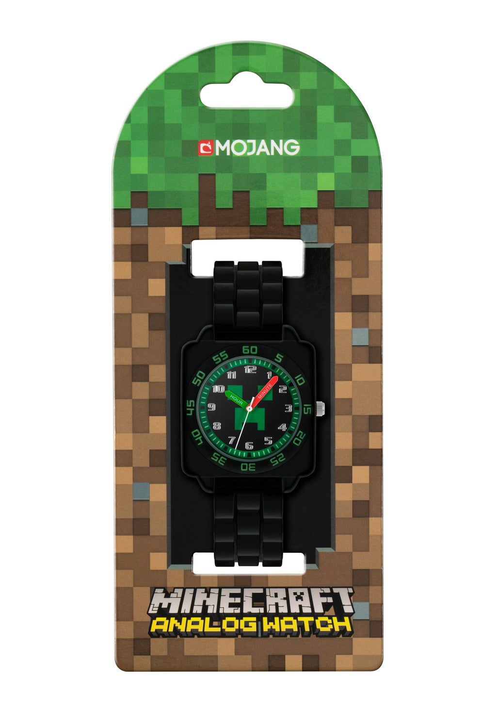 Gaming Minecraft Black Time Teacher Watch MIN9011ARG