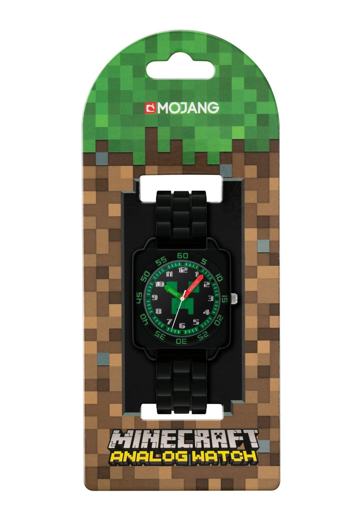 Gaming Minecraft Black Time Teacher Watch MIN9011ARG