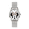 Disney Mickey & Minnie Mouse Silver Stainless Steal Mesh Strap Sterling Watch MN8008