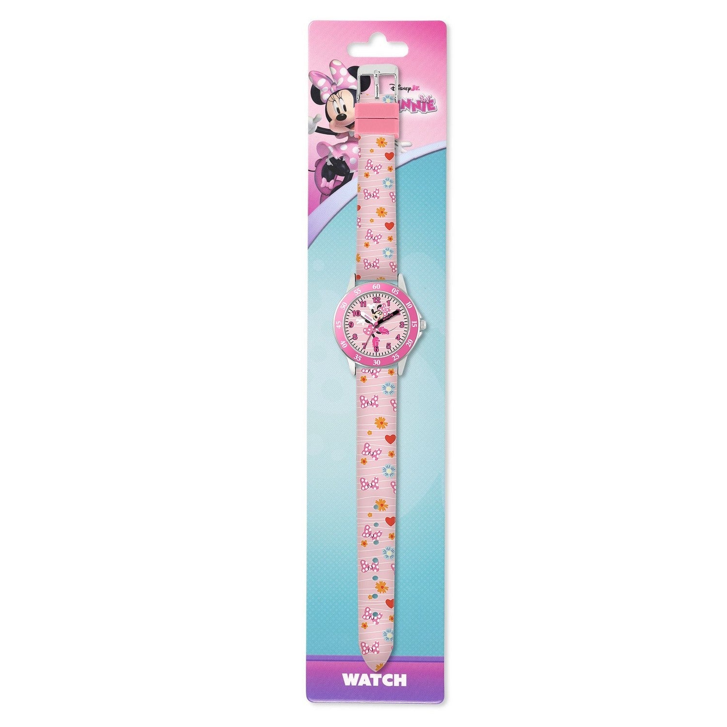 Disney Mickey & Minnie Mouse Printed Time Teacher Pink MN9101