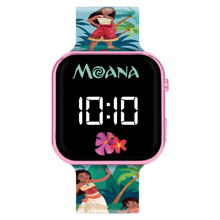 Disney Princess Moana Printed Led Watch MOA4037