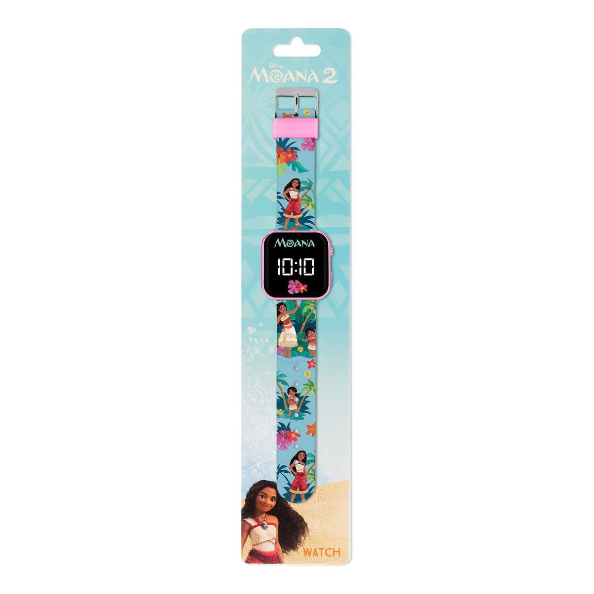 Disney Princess Moana Printed Led Watch MOA4037