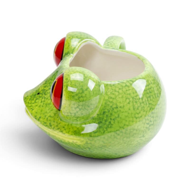 Tree Frog Head Ceramic Shaped Mug MUG213