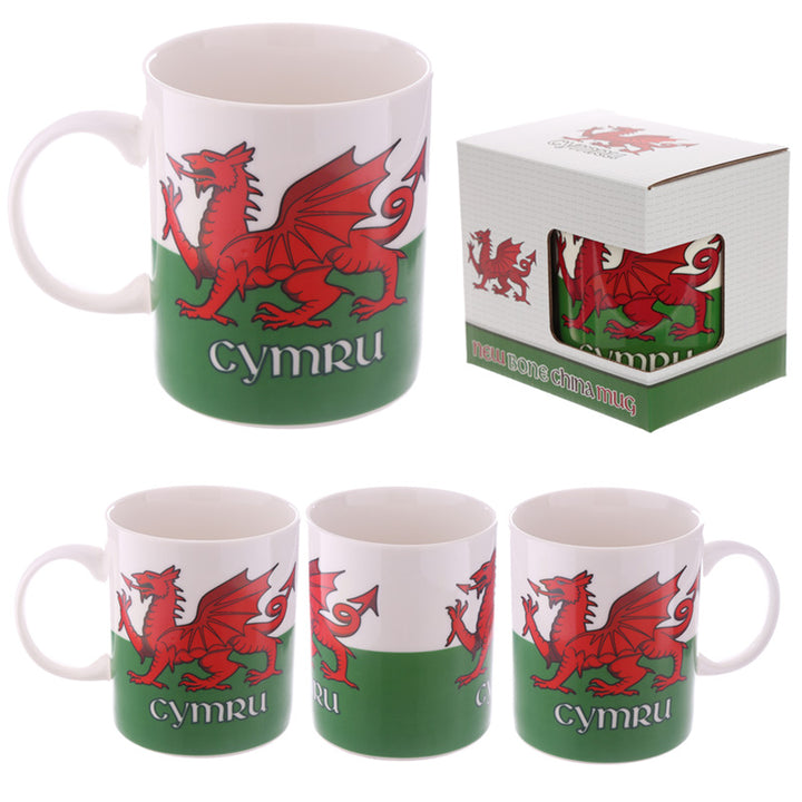 Welsh Dragon Wales (Cymru) Souvenir Porcelain Mug MUG239