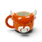 Highland Coo Cow Head Ceramic Shaped Mug MUG383