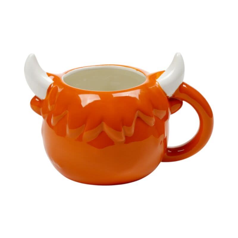 Highland Coo Cow Head Ceramic Shaped Mug MUG383