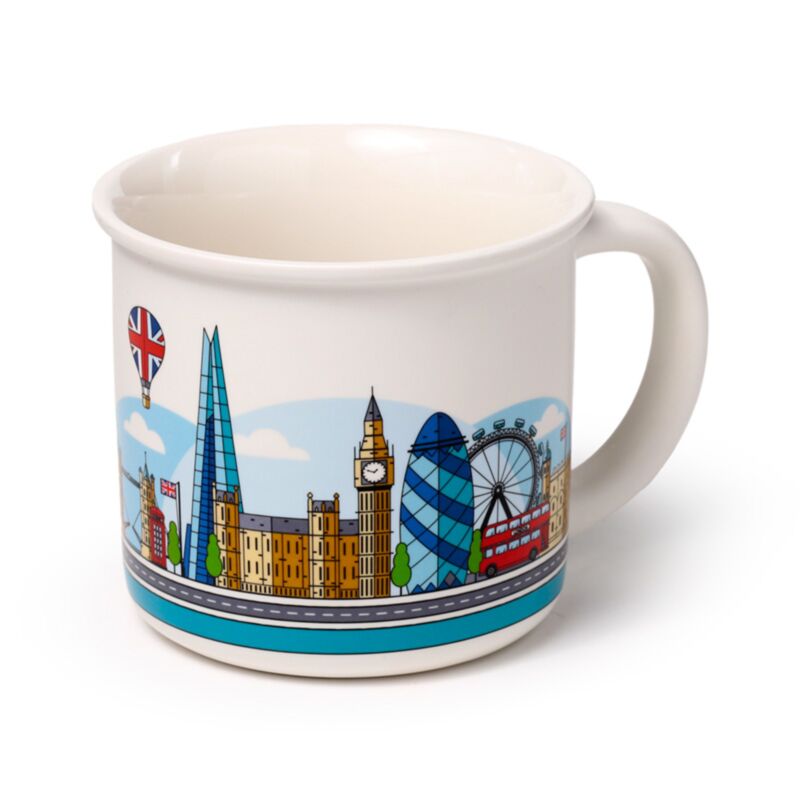 London Icons Fine-Rimmed Porcelain Mug MUG446