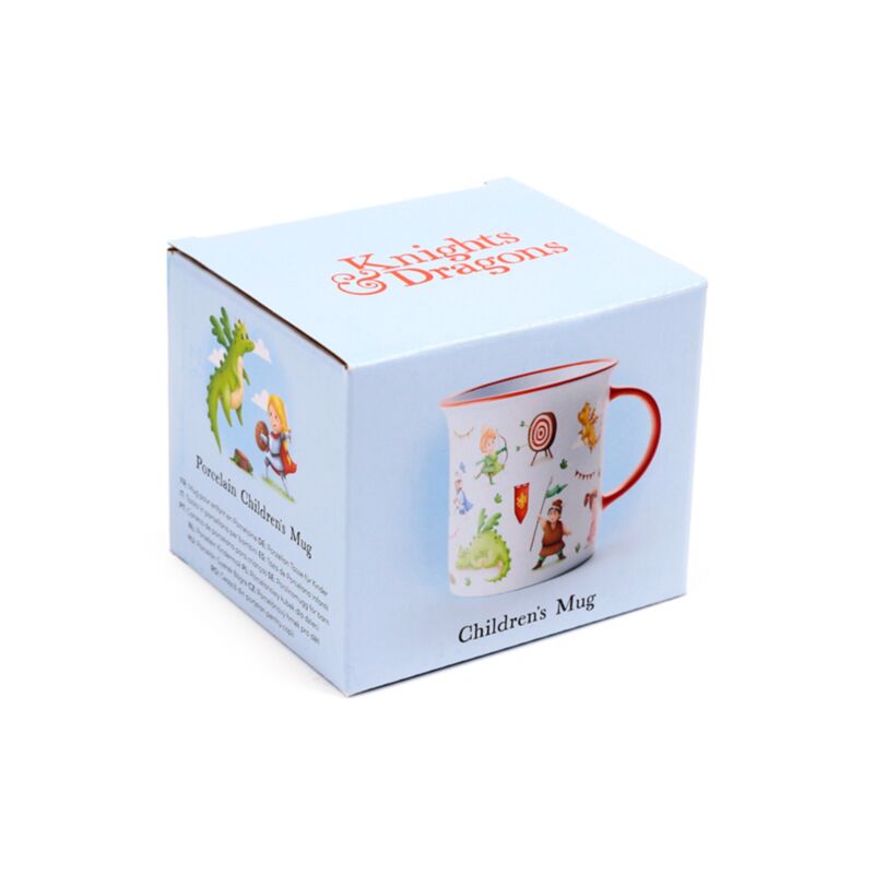 Knights & Dragons Fine-Rimmed Porcelain Mug MUG470