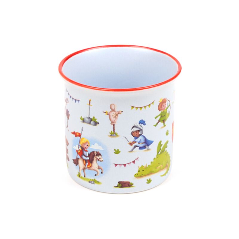 Knights & Dragons Fine-Rimmed Porcelain Mug MUG470
