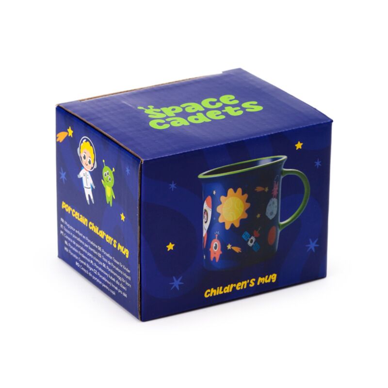 Space Cadet Fine-Rimmed Porcelain Mug MUG471