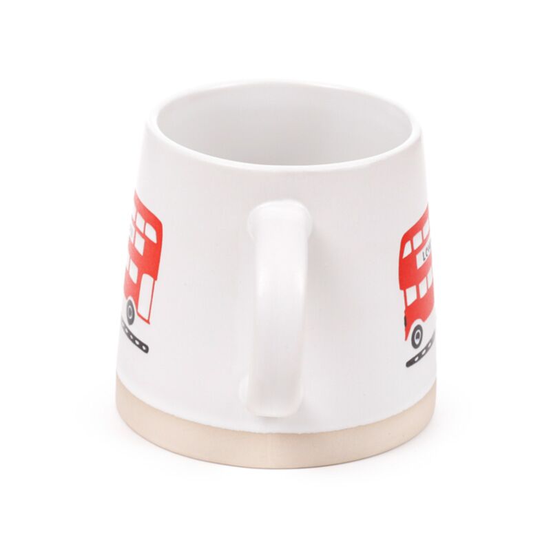 London Souvenir Red Bus Tapered Stoneware Mug MUG488