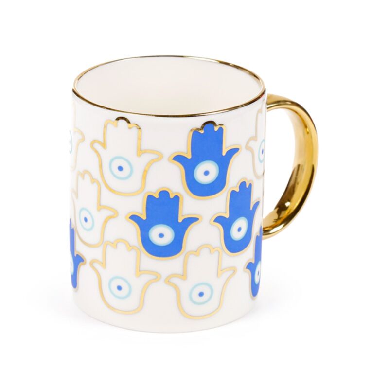 Evil Eye Hand Porcelain Mug MUG508