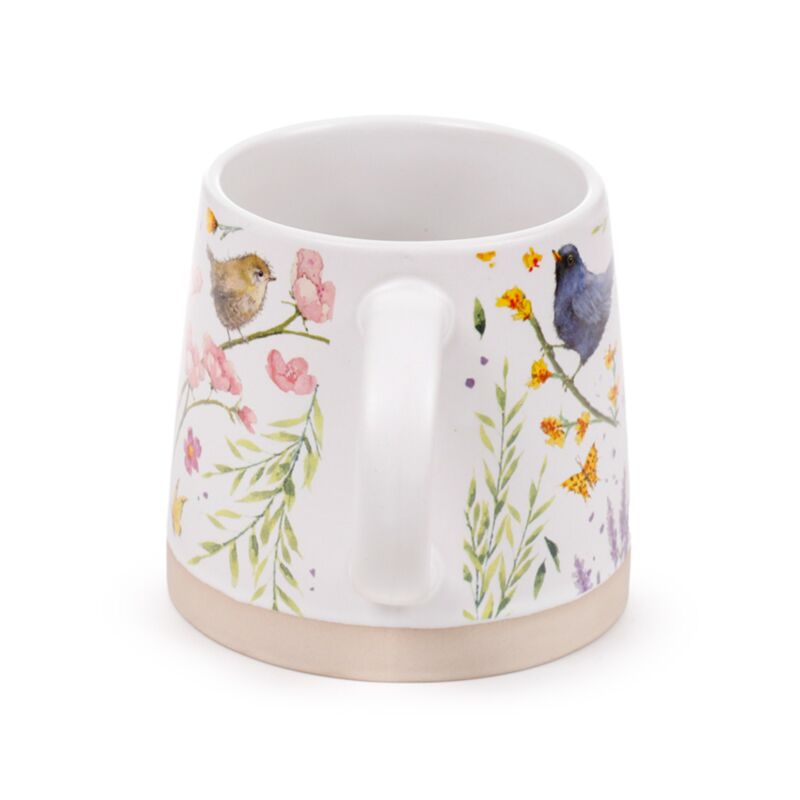 Jan Pashley Wings & Wildflowers Tapered Stoneware Mug MUG998
