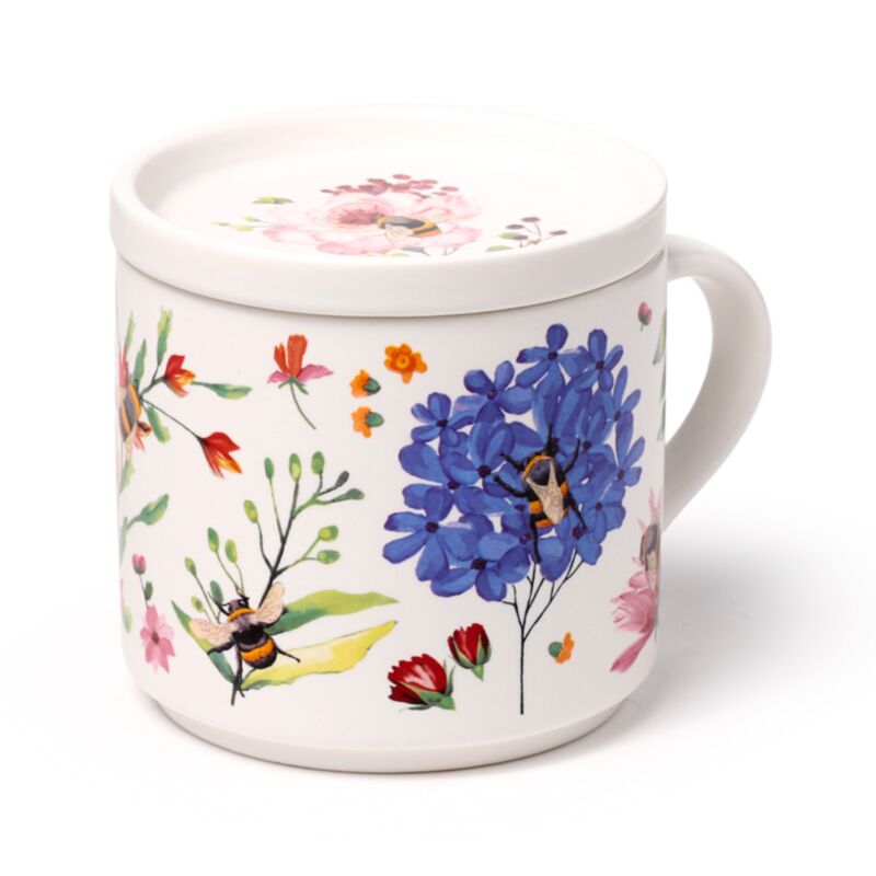 Nectar Meadows Porcelain Mug & Coaster Lid Set MUGC34