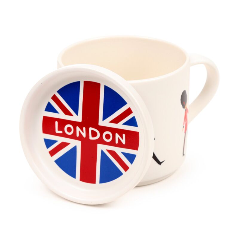 London Souvenir London Guardsman Porcelain Mug & Coaster Lid Set MUGC41
