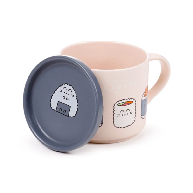 Pusheen the Cat Bento Club Sushi Lover Porcelain Mug & Coaster Lid Set MUGC46