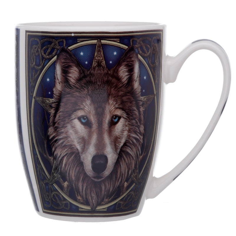 Lisa Parker Wild One Wolf Porcelain Mug MULP05