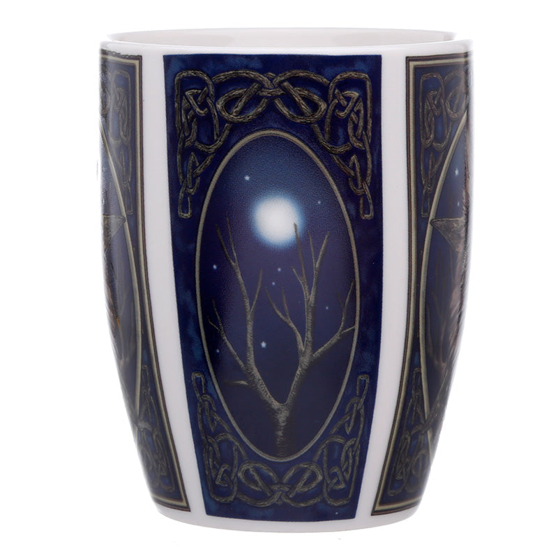 Lisa Parker Wild One Wolf Porcelain Mug MULP05