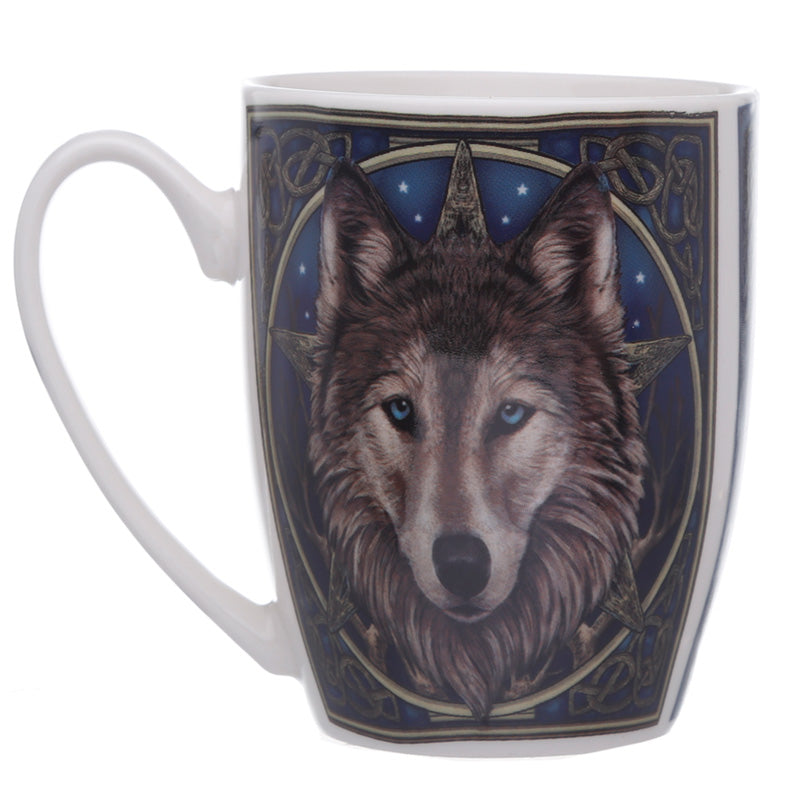Lisa Parker Wild One Wolf Porcelain Mug MULP05