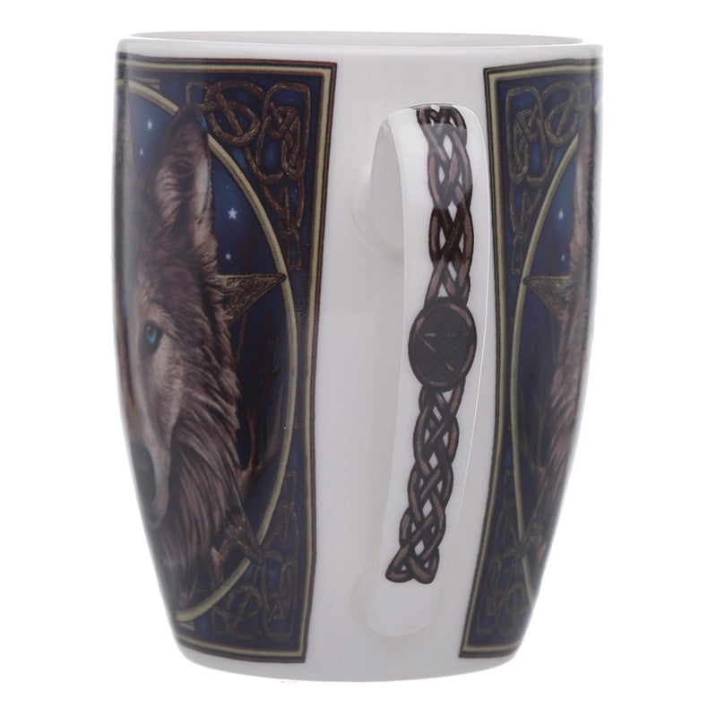 Lisa Parker Wild One Wolf Porcelain Mug MULP05