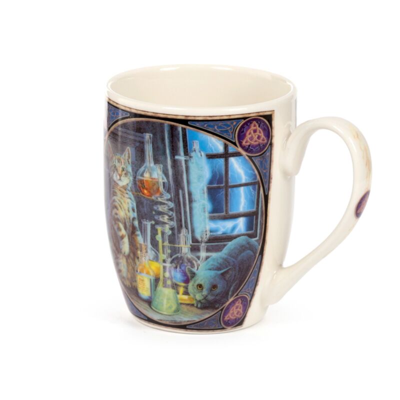 Lisa Parker Jekyll & Hyde Cats Porcelain Mug MULP60