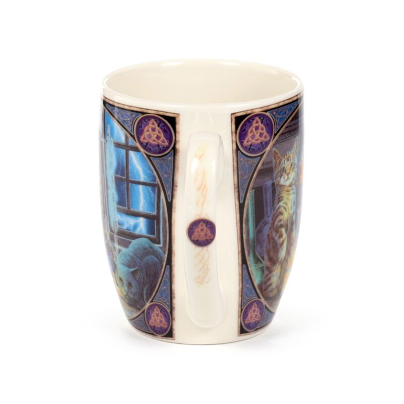 Lisa Parker Jekyll & Hyde Cats Porcelain Mug MULP60
