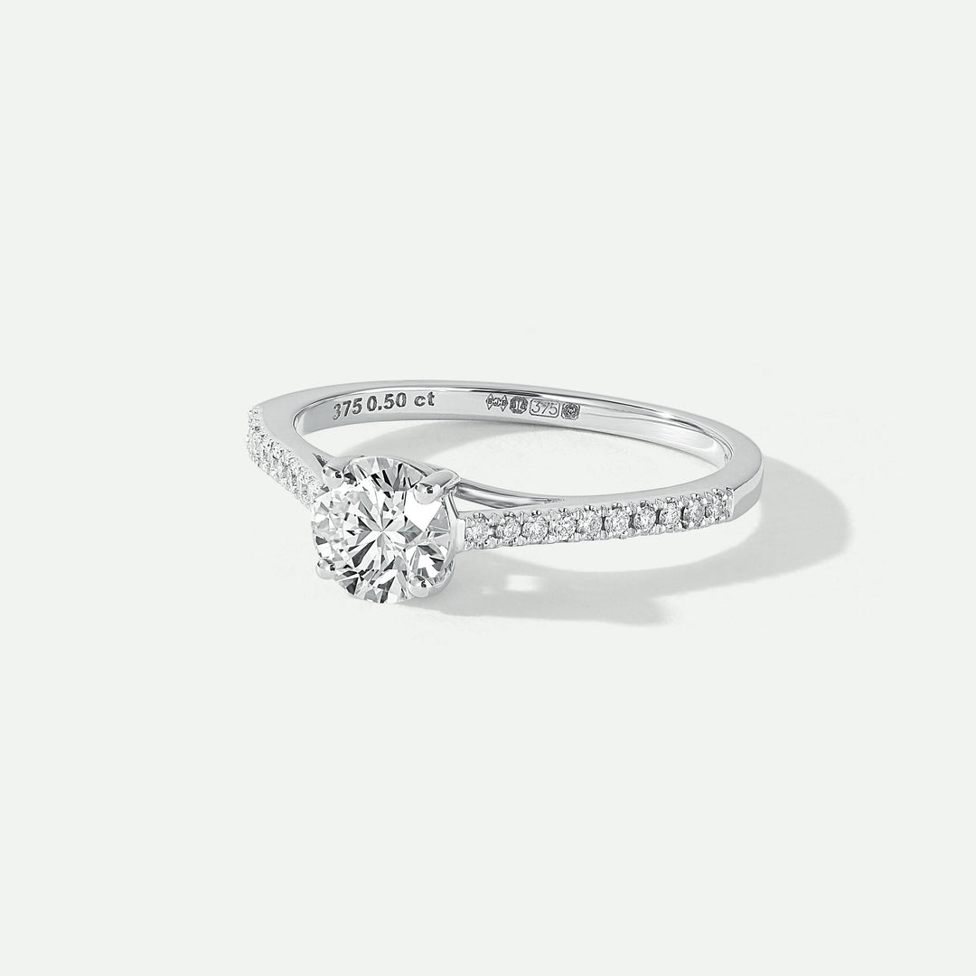 Margot | 9ct White Gold 0.50ct tw Lab Grown Diamond Ring-2