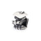 Silver graduation cap charm on a white background